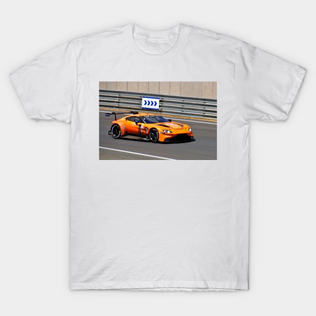 Aston Martin Vantage AMR 24 Hours of Le Mans 2023 T-Shirt by AndyEvansPhotos